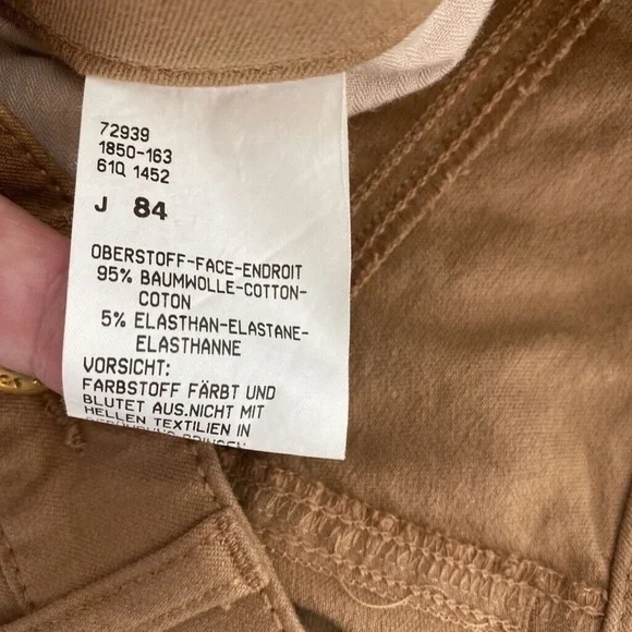 Bogner Womens WB Straight Leg Jeans Brown Stretch Medium Wash High Rise Denim 30 - Picture 5 of 6